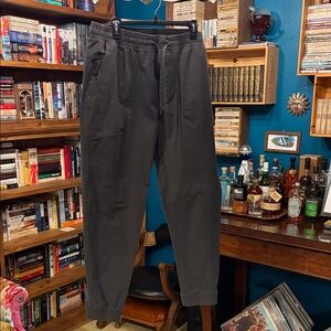 lululemon athletica Men's Charcoal Drawstring Joggers